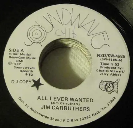 Jim Carruthers - All I Ever Wanted