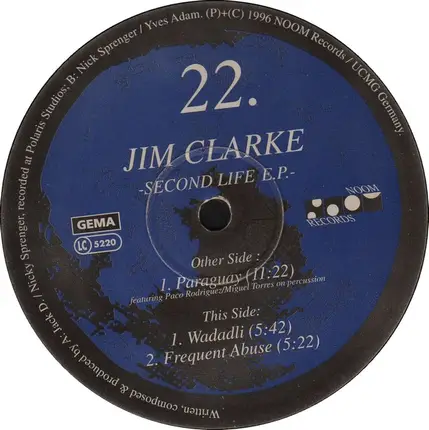Jim Clarke - Second Life EP