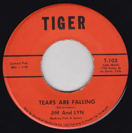 Jim And Lyn - Heartbreak Ship / Tears Are Falling