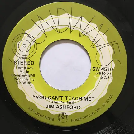 Jim Ashford - You Can't Teach Me