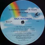 LP - Jim Glaser - Everybody knows I'm Yours