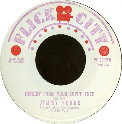 Jim Ford - Hangin' From Your Lovin' Tree / Crazy Cajun Cake Walk Band
