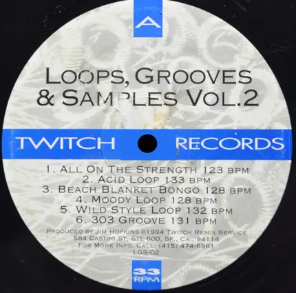 Jim Hopkins - Loops, Grooves & Samples Vol. 2