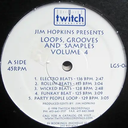 Jim Hopkins - Loops, Grooves & Samples Vol. 4