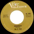 7inch Vinyl Single - Jim & Jean - Changes / Strangers In A Strange Land