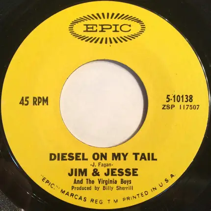 Jim & Jesse And The Virginia Boys - Diesel On My Tail
