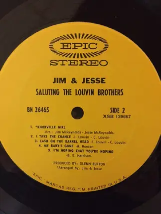 Jim & Jesse - Saluting The Louvin Brothers