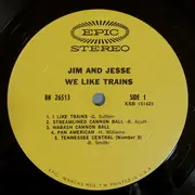 LP - Jim & Jesse - We Like Trains