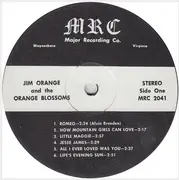 LP - Jim Orange And The Orange Blossoms - Bluegrass...Virginia Style