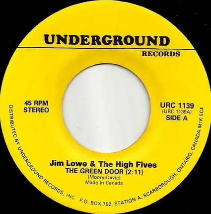 Jim Lowe & The High Fives / Bobby Hamilton - The Green Door / Crazy Eyes For You