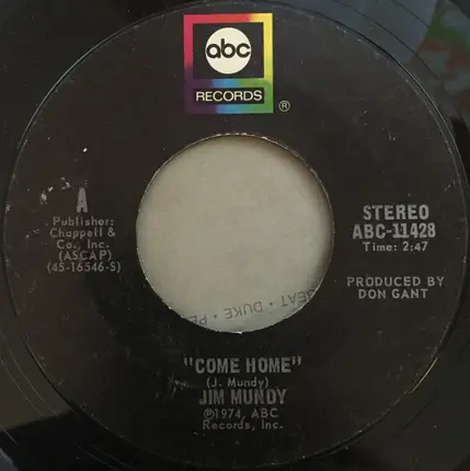 Jim Mundy - Come Home