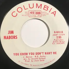 Jim Nabors - You Know You Don't Want Me / It Hurts To Say Goodbye