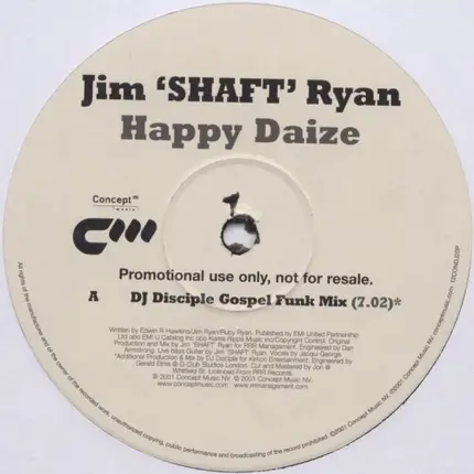 Jim "Shaft" Ryan - Happy Daize