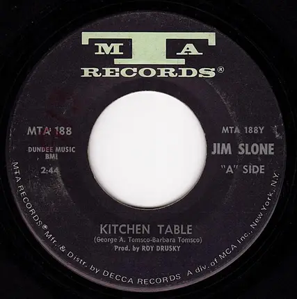 Jim Slone - Kitchen Table / Our Dimension Of Love
