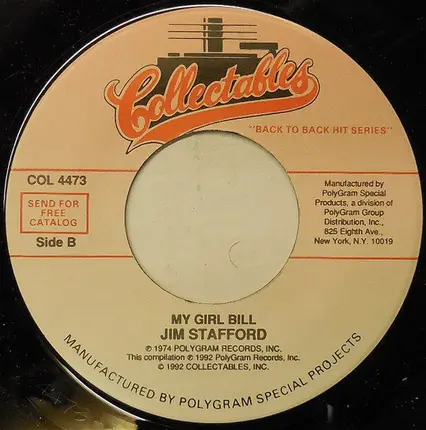 Jim Stafford - Wildwood Weed / My Girl Bill