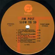 LP - Jim Post - Slow To 20