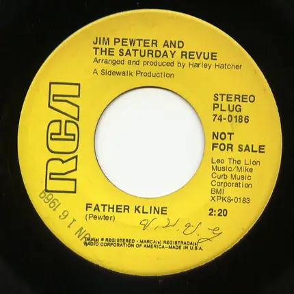 Jim Pewter And The Saturday Revue - Father Kline / Sunday Morning Light