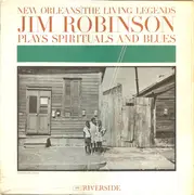 LP - Jim Robinson's New Orleans Band - Jim Robinson Plays Spirituals And Blues - black labels