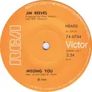 7inch Vinyl Single - Jim Reeves - Missing You / The Tie That Binds