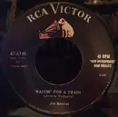 7inch Vinyl Single - Jim Reeves - Am I Losing You / Waitin' For A Train