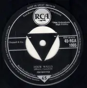 7inch Vinyl Single - Jim Reeves - Four Walls / I Know ( And You Know ) - Company Sleeve