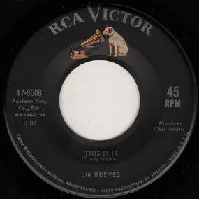 Jim Reeves - This Is It / There's That Smile Again