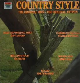 Jim Reeves - Country Style - The Original Hits - The Original Artists