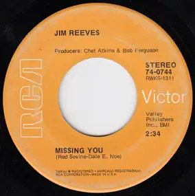 Jim Reeves - Missing You