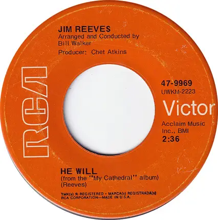 Jim Reeves - Gypsy Feet / He Will