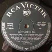 LP - Jim Reeves - Gentleman Jim - Mono