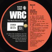 LP-Box - Jim Reeves - Golden Memories