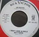 7inch Vinyl Single - Jim Reeves - I Won't Come In While He's There / Maureen