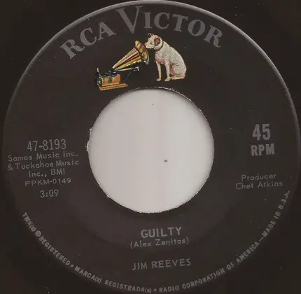 Jim Reeves - Little Ole You/Guilty