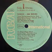 Double LP - Jim Reeves - Songs - Gatefold Sleeve