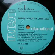 LP - Jim Reeves - Twelve Songs For Christmas