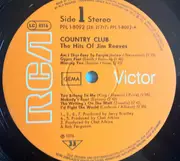 LP - Jim Reeves - The Hits Of Jim Reeves
