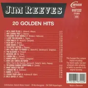 CD - Jim Reeves - 20 Golden Hits