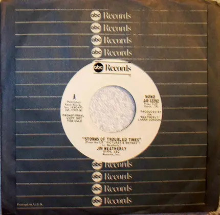 Jim Weatherly - Storms Of Troubled Times
