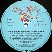 LP - Jimi Hendrix And Lonnie Youngblood - Two Great Experiences Together