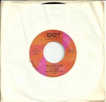 Jim Lowe With The High Fives - The Green Door / Four Walls