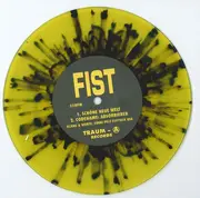 7inch Vinyl Single - Jimmi Pelz Fistfuck USA - Jimmi Pelz Fistfuck USA - Yellow with black platter