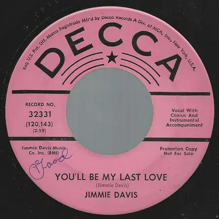 Jimmie Davis - Bury Me Beneath The Willow