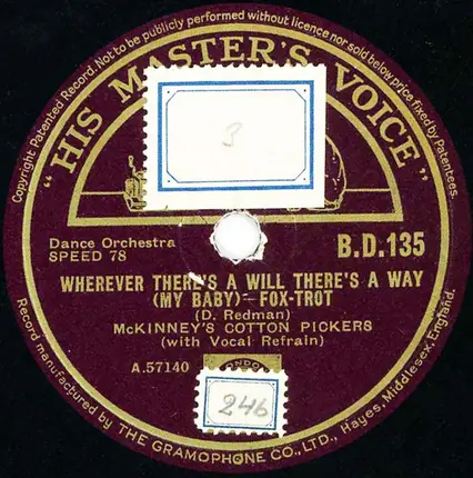 Jimmie Lunceford And His Orchestra / McKinney's Cotton Pickers - Breakfast Ball / Wherever There's A Will There's A Way
