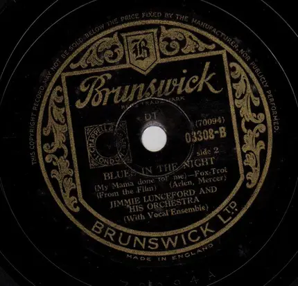 Jimmie Lunceford And His Orchestra - Blues In the Night