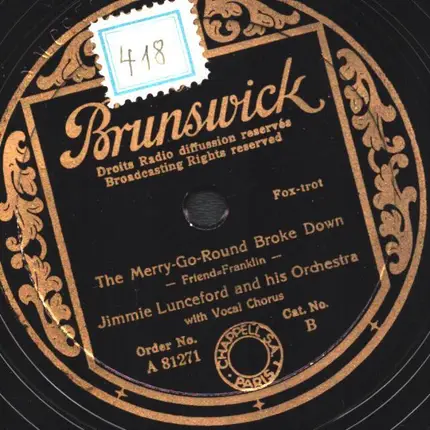 Jimmie Lunceford And His Orchestra - He Ain't Got Rhythm / The Merry-Go-Round Broke Down