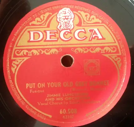 Jimmie Lunceford And His Orchestra - Posin' / Put On Your Old Grey Bonnet