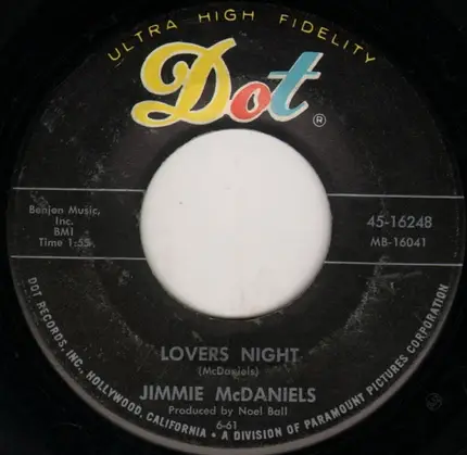 Jimmie McDaniels - Cat Walk / Lovers Night