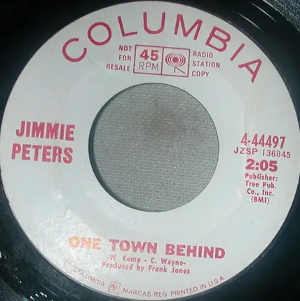 Jimmie Peters - It's Drinking Time Again