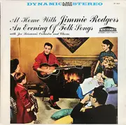 LP - Jimmie Rodgers - At Home With Jimmie Rodgers - An Evening Of Folk Songs