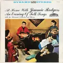 LP - Jimmie Rodgers - At Home With Jimmie Rodgers - An Evening Of Folk Songs